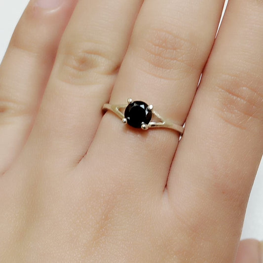 Tourmaline Female Ring |  Diamond Cut | T04